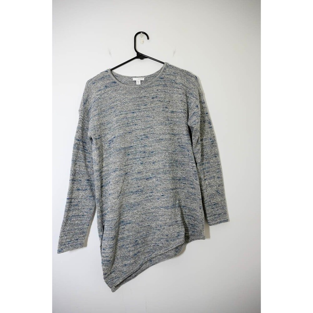 Pure Jill Sweater XS asymmetrical hem long sleeve space dye